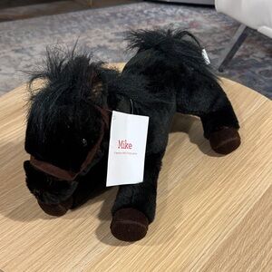 Black Plush Horse Toy Mike Wells Fargo pony